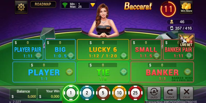 Baccarat là thể loại game bài cực hot