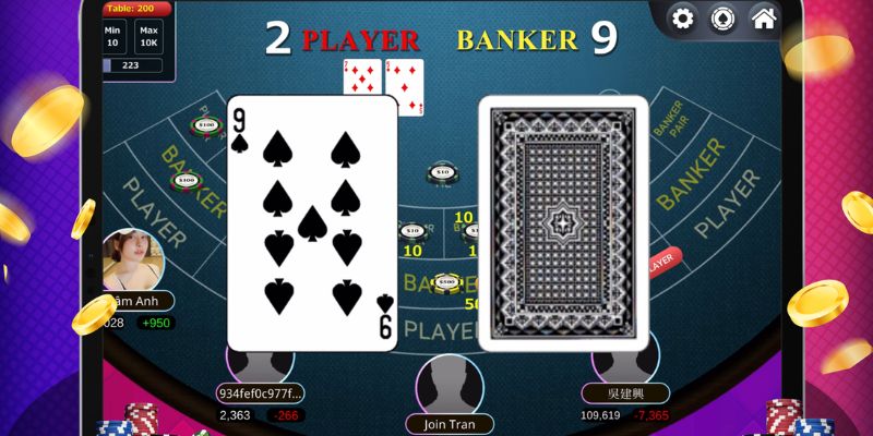 Quy tắc rút quân thứ 3 trong Baccarat 77win